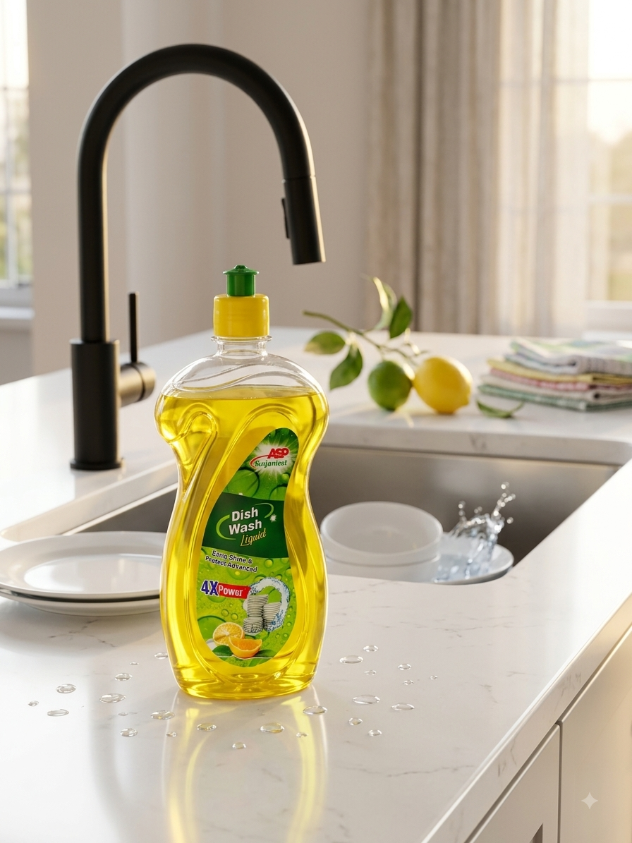 Dish Wash Liquid – Powerful Cleaning & Grease Removal | 500 ml