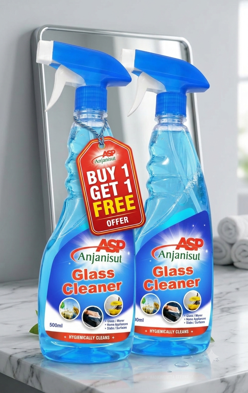 Glass Cleaner – 500 ml Buy 1 Get 1 Free 🎁